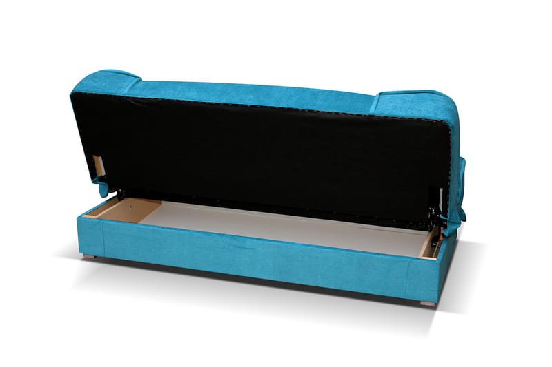 Gabi 4-sits Bäddsoffa 104x174 cm med Förvaring i Tyg - Rosa - Möbler - Soffa - Bäddsoffa