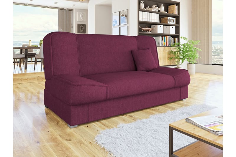 Gabi Soffa 175x80x80 cm - Lila - Bäddsoffa - Bäddsoffa 4 sits