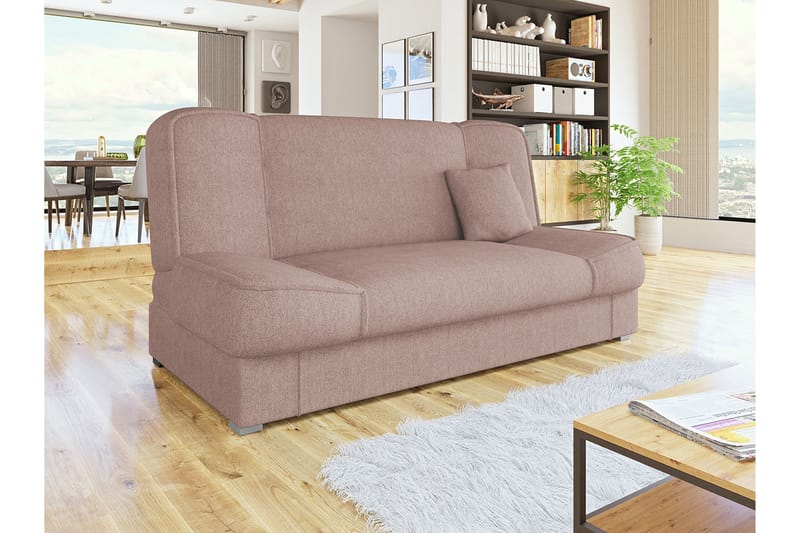 Gabi Soffa 175x80x80 cm - Rosa - Bäddsoffa - Bäddsoffa 4 sits