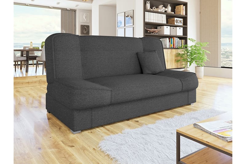 Gabi Soffa 175x80x80 cm - Svart - Bäddsoffa - Bäddsoffa 4 sits