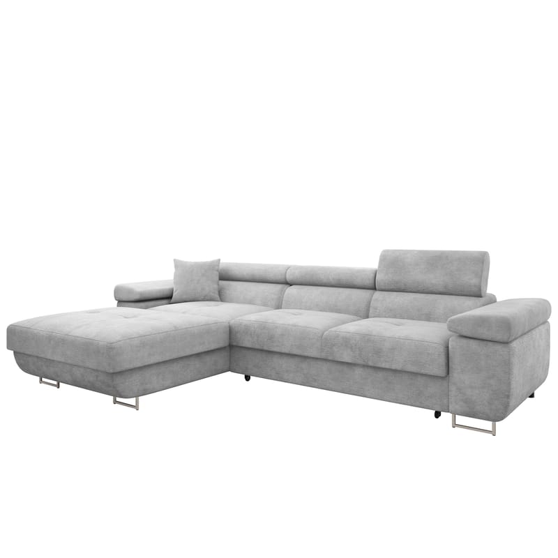 Gabina 3-sits Bäddsoffa med divan - grå - Möbler - Soffa - Bäddsoffa