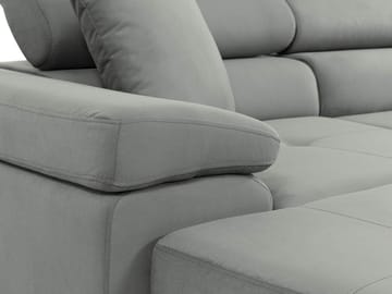 Gabina 3-sits Bäddsoffa med divan - grå - Möbler - Soffa - Bäddsoffa