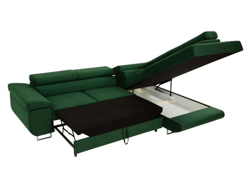 Gabina 4-sits Bäddsoffa med schäslong - beige - Möbler - Soffa - Bäddsoffa