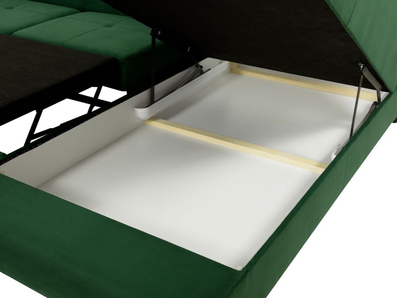 Gabina 4-sits Bäddsoffa med schäslong - brun - Möbler - Soffa - Bäddsoffa