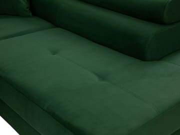 Gabina 4-sits Bäddsoffa med schäslong - brun - Möbler - Soffa - Bäddsoffa