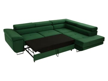 Gabina 4-sits Bäddsoffa med schäslong - brun - Möbler - Soffa - Bäddsoffa