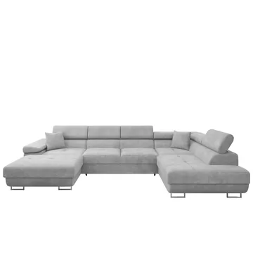 Gabina 5-sits U-formad bäddsoffa med divan och schäslong