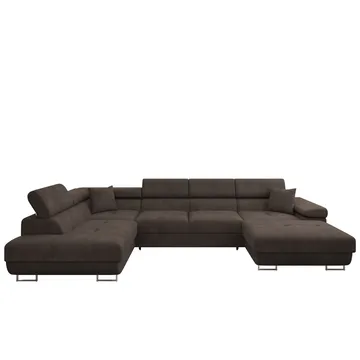 Gabina 5-sits U-formad bäddsoffa med divan och schäslong