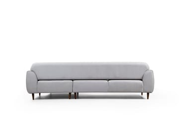 Gajanejos 5-sits Högervänd L-formad Bäddsoffa 87x237 cm i Tyg - Beige - Möbler - Soffa - Bäddsoffa
