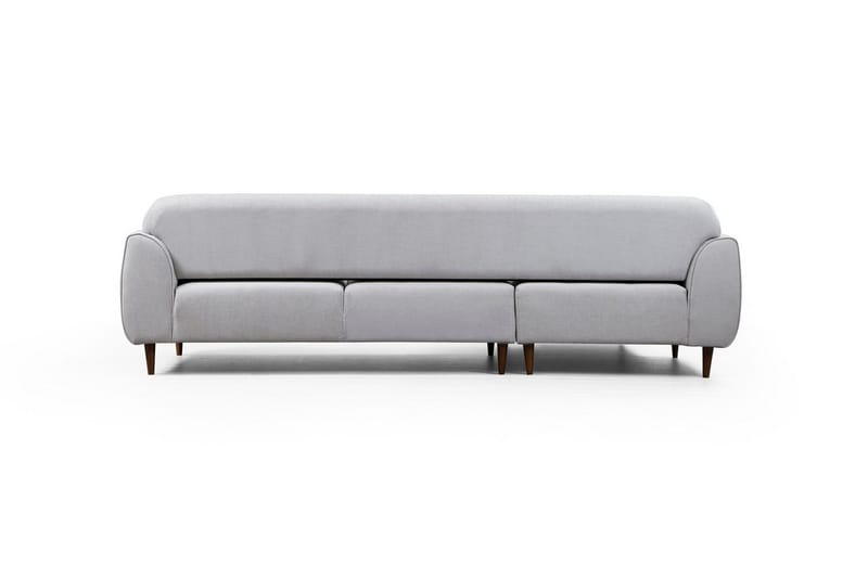 Gajanejos 5-sits Vänstervänd L-formad Bäddsoffa 87x237 cm i Tyg - Ljusgrå - Möbler - Soffa - Bäddsoffa