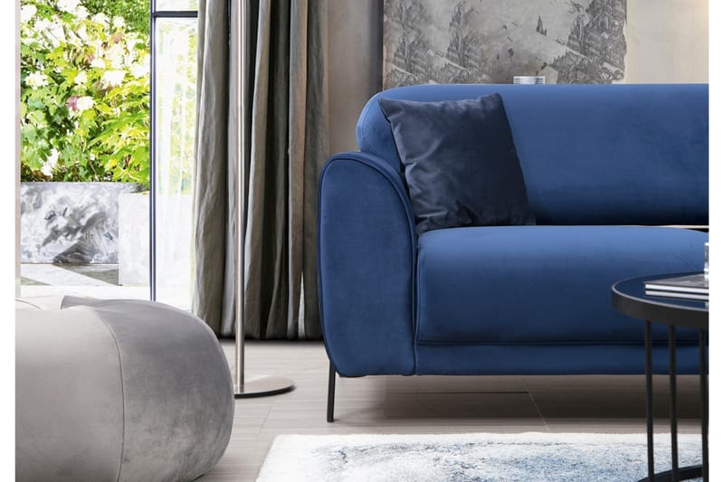 Gajanejos Divanbäddsoffa - Blå - Möbler - Soffa - Bäddsoffa