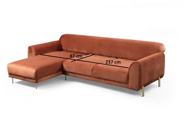 Gajanejos Divanbäddsoffa - Brun - Möbler - Soffa - Bäddsoffa
