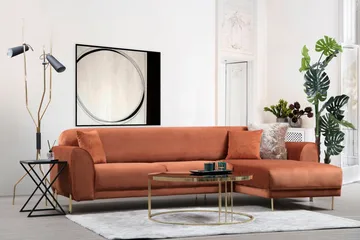 Gajanejos Divanbäddsoffa - Brun - Möbler - Soffa - Bäddsoffa