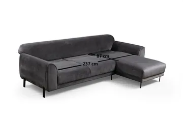 Gajanejos Divanbäddsoffa - Grå - Möbler - Soffa - Bäddsoffa