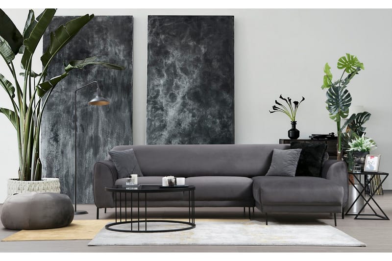 Gajanejos Divanbäddsoffa - Grå - Möbler - Soffa - Bäddsoffa