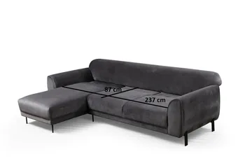 Gajanejos Divanbäddsoffa - Grå - Möbler - Soffa - Bäddsoffa