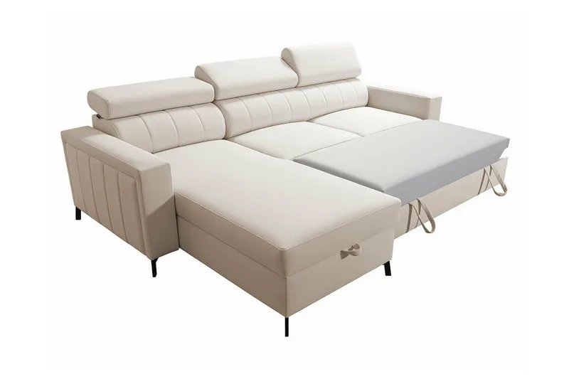 Galbally 3-sits Hörnbäddsoffa Dark blue - Möbler - Soffa - Bäddsoffa