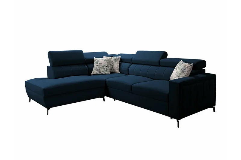 Galbally 3-sits Hörnbäddsoffa Dark blue - Möbler - Soffa - Bäddsoffa