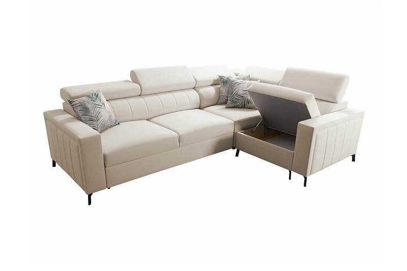 Galbally 3-sits Hörnbäddsoffa Dark blue - Möbler - Soffa - Bäddsoffa