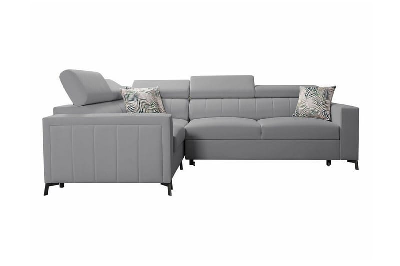 Galbally 3-sits Hörnbäddsoffa Ljusgrå - Möbler - Soffa - Bäddsoffa