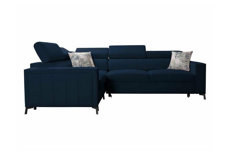 Galbally 3-sits Hörnbäddsoffa NO_BRAND Dark blue - Möbler - Soffa - Bäddsoffa