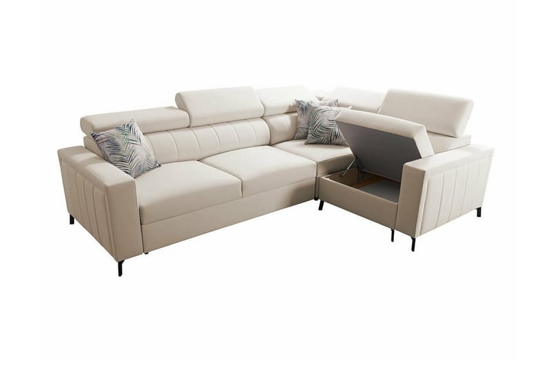 Galbally 3-sits Hörnbäddsoffa NO_BRAND Dark blue - Möbler - Soffa - Bäddsoffa