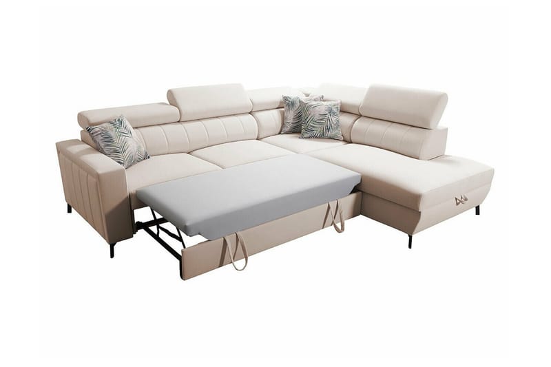 Galbally 3-sits Hörnbäddsoffa NO_BRAND Dark blue - Möbler - Soffa - Bäddsoffa