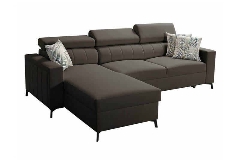 Galbally 3-sits Hörnbäddsoffa NO_BRAND Dark brown, undefined