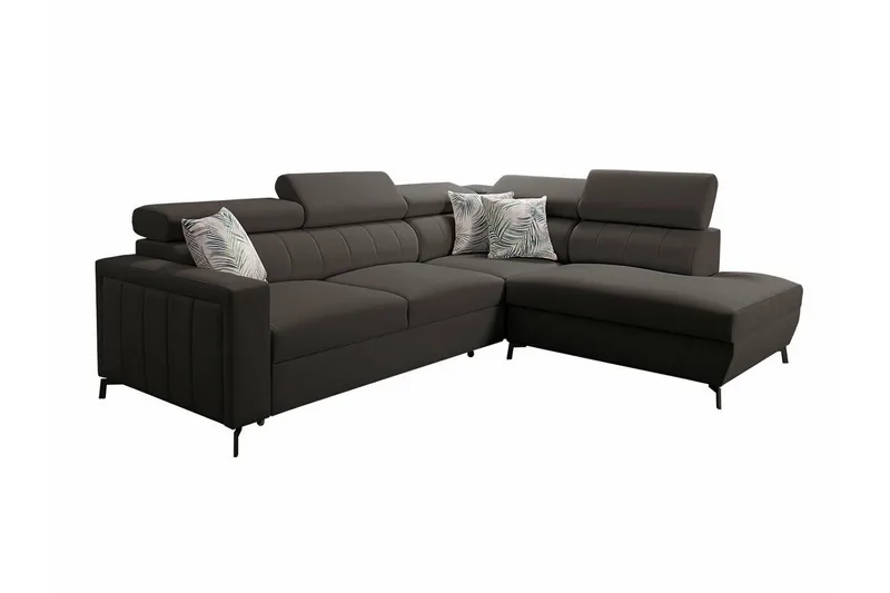 Galbally 3-sits Hörnbäddsoffa NO_BRAND Dark brown, undefined