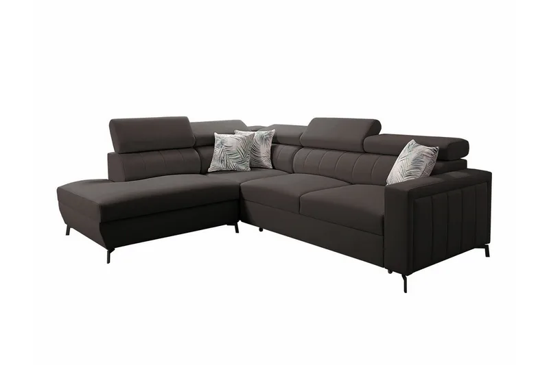 Galbally 3-sits Hörnbäddsoffa NO_BRAND Dark brown, undefined