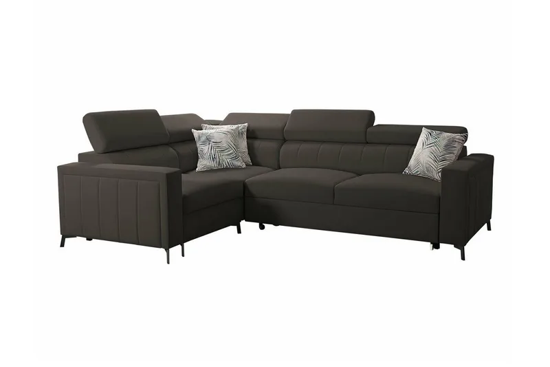 Galbally 3-sits Hörnbäddsoffa NO_BRAND Dark brown, undefined
