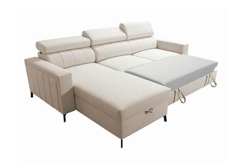 Galbally 3-sits Hörnbäddsoffa NO_BRAND Dark grey - Möbler - Soffa - Bäddsoffa