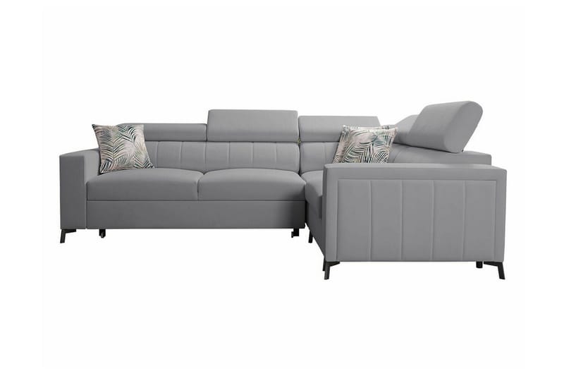Galbally 3-sits Hörnbäddsoffa NO_BRAND Light grey - Möbler - Soffa - Bäddsoffa