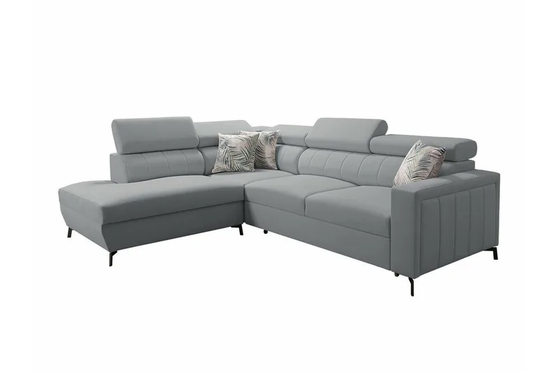 Galbally 3-sits Hörnbäddsoffa NO_BRAND Light grey, undefined