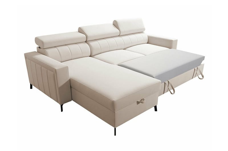 Galbally 3-sits Hörnbäddsoffa NO_BRAND Pink - Möbler - Soffa - Bäddsoffa