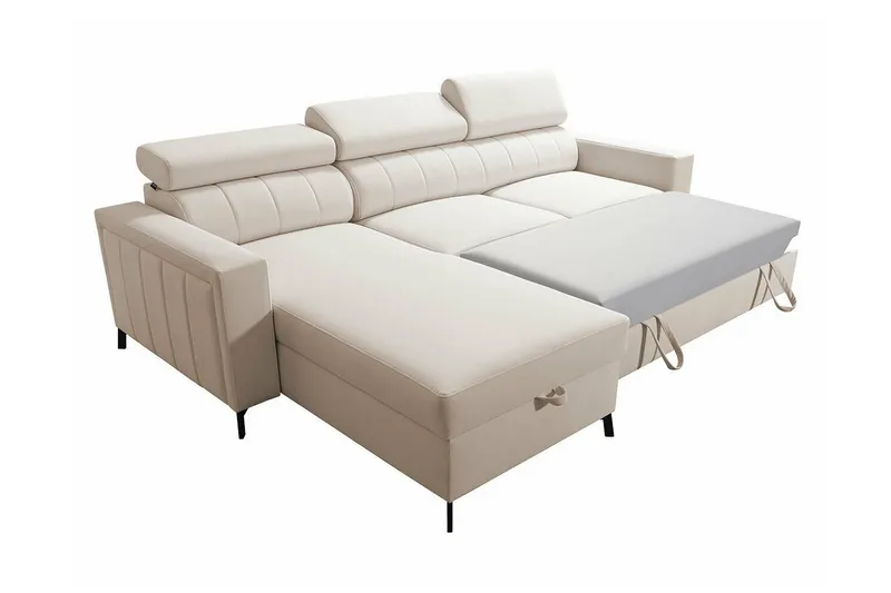 Galbally 3-sits Hörnbäddsoffa Pink - Möbler - Soffa - Bäddsoffa