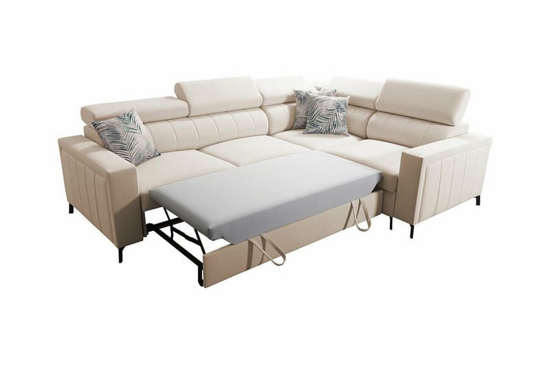 Galbally 3-sits Hörnbäddsoffa Pink - Möbler - Soffa - Bäddsoffa