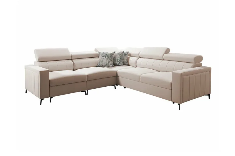 Galbally 4-sits Hörnbäddsoffa NO_BRAND beige, undefined