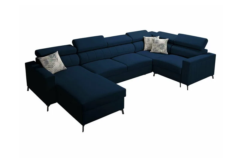 Galbally 4-sits Hörnbäddsoffa NO_BRAND Dark blue, undefined
