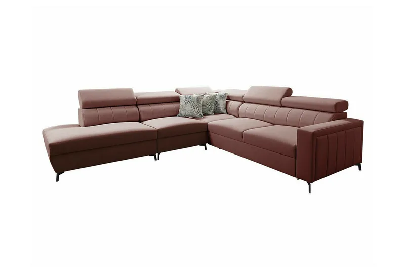 Galbally 4-sits Hörnbäddsoffa NO_BRAND Light brown, undefined