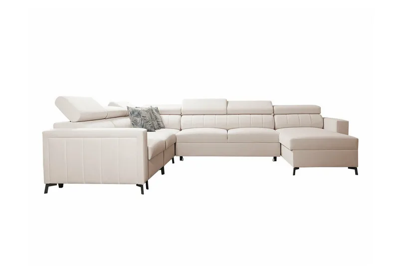 Galbally 5-sits Hörnbäddsoffa beige, undefined