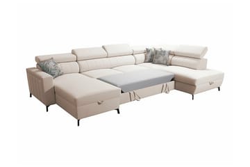 Galbally 5-sits Hörnbäddsoffa Dark blue - Möbler - Soffa - Bäddsoffa