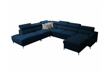 Galbally 5-sits Hörnbäddsoffa Dark blue - Möbler - Soffa - Bäddsoffa