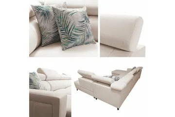 Galbally 5-sits Hörnbäddsoffa Dark brown - Möbler - Soffa - Bäddsoffa