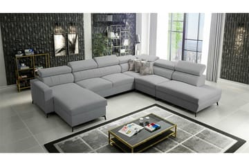 Galbally 5-sits Hörnbäddsoffa Light grey/Dark grey - Möbler - Soffa - Bäddsoffa