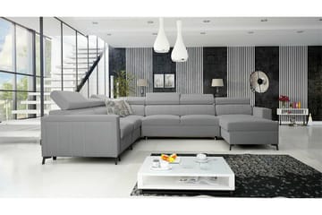 Galbally 5-sits Hörnbäddsoffa Ljusgrå - Möbler - Soffa - Bäddsoffa