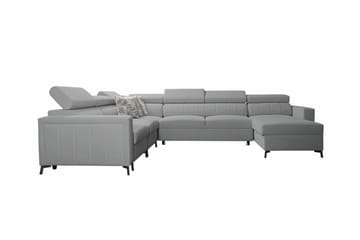 Galbally 5-sits Hörnbäddsoffa Ljusgrå - Möbler - Soffa - Bäddsoffa