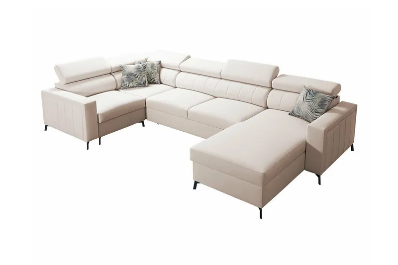 Galbally 5-sits Hörnbäddsoffa NO_BRAND beige, undefined