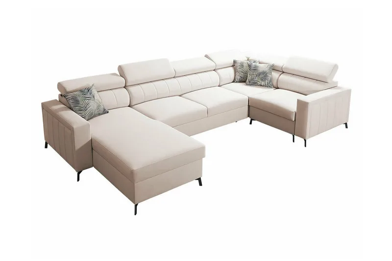 Galbally 5-sits Hörnbäddsoffa NO_BRAND beige, undefined