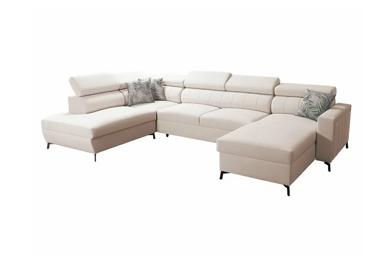 Galbally 5-sits Hörnbäddsoffa NO_BRAND Beige, undefined